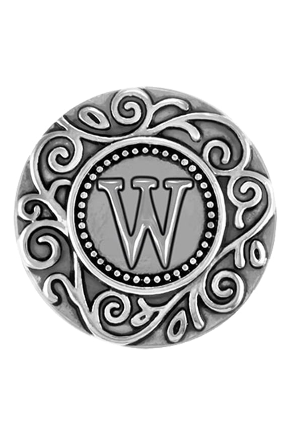 Filigree Initial Snap-W