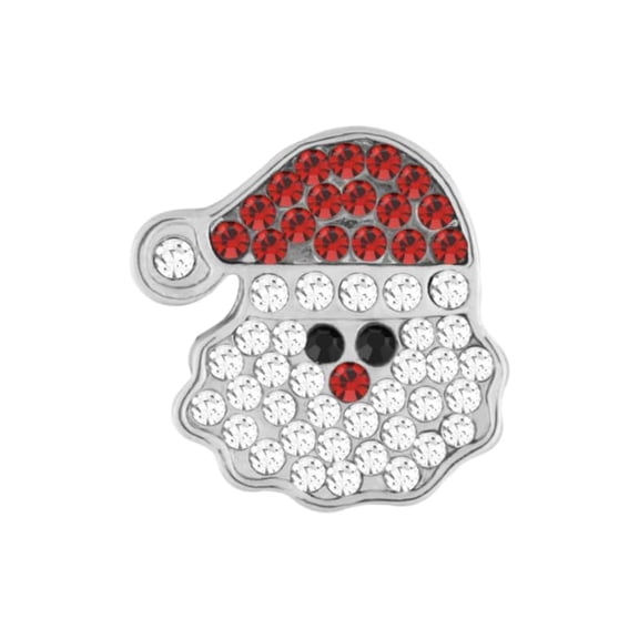 Ginger Snaps Glitz Santa, 20mm