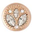 thumbnail image 1 of Ginger Snaps Petite Collection Rose Gold Daybreak Clear Interchangable Jewelry Snap, 1 of 4