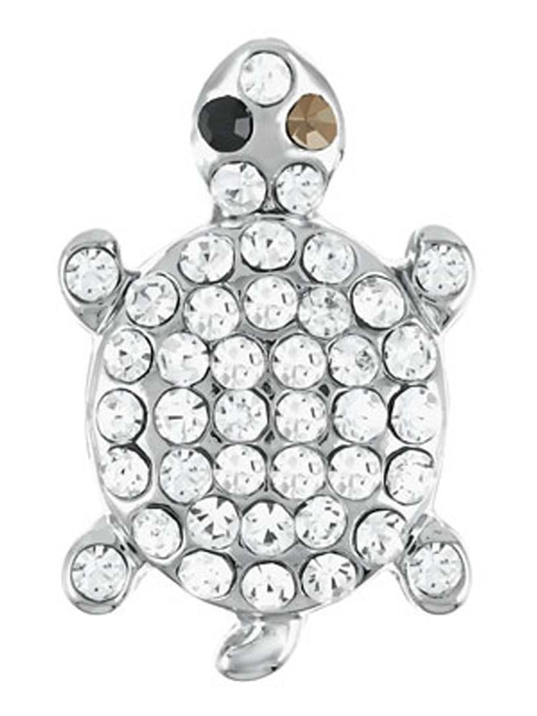 Ginger Snaps Mr. Penguin Interchangeable Jewelry Charm (Silver) - Snap-in Design For Bracelets & Rings - View #9