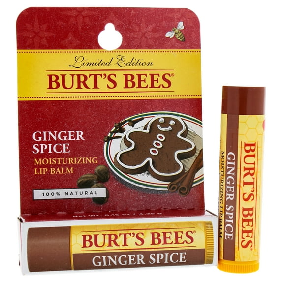 Ginger Spice Lip Balm Blister by Burts Bees for Unisex - 0.15 oz Lip Balm