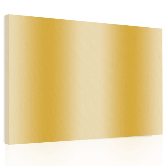 Ginger Yellow Canvas Print Wall Art, Gradient Ombre Wall Decor Modern Artwork Paintings Pictures for Living Room Framed and Stretched Ready to Hang, 20" x 24"