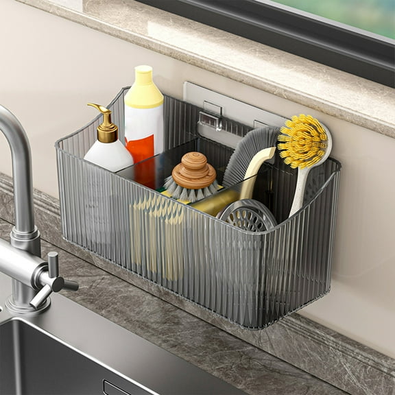 Ginger and Garlic Organizer - Storage Rack with Thickened Plastic Open Design for Kitchen Pantry and Spice, 9.4 x 4.1 x 4.3 in, (Black), Ccwuwei