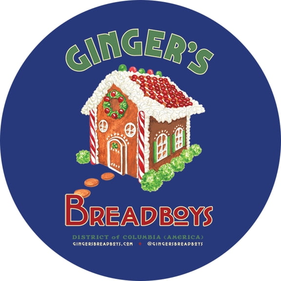 Ginger's Breadboys Gingerbread House Kit, Makes 2 Large Houses, Bake at Home, Includes Candy, Mix, Cutters, Baking and Decorating Tools