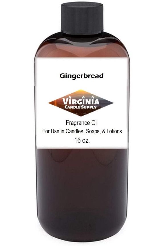 Gingerbread 16oz Bottle for Candle Making, Soap Making, Tart Making, Room Sprays, Lotions, Car Fresheners, Slime, Bath Bombs, Warmers