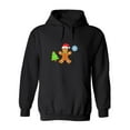 thumbnail image 1 of Gingerbread And Tree Cookie Hoodie Men -SPIdeals Designs, Male Large, 1 of 4