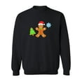 thumbnail image 1 of Gingerbread And Tree Cookie Sweatshirt Men -SPIdeals Designs, Male 5X-Large, 1 of 4