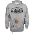 thumbnail image 1 of Gingerbread Baking Co Beer Holder Tailgate Hoodie Sweatshirt Unisex Large Oxford, 1 of 4