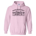 thumbnail image 1 of Gingerbread Baking Co Hoodie Sweatshirt Unisex Small Pink, 1 of 5