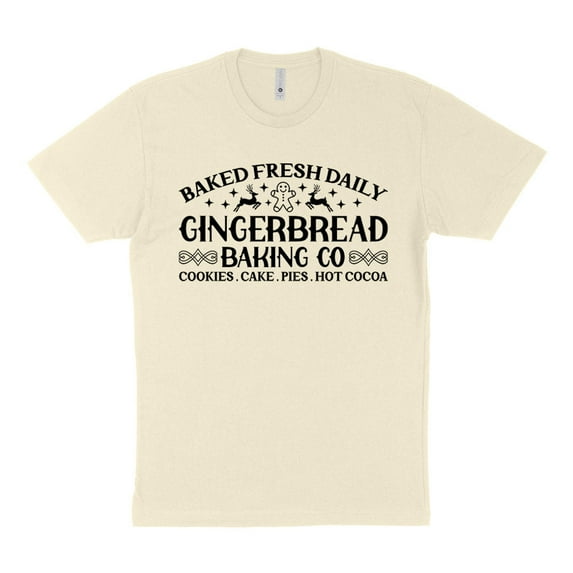 Gingerbread Baking Co Shirt Unisex Small Natural