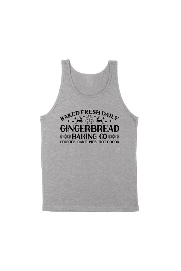 Gingerbread Baking Co Tank Top Unisex X-Large Grey