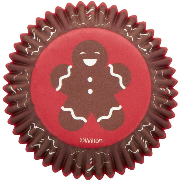 Gingerbread Boy Baking Cups, 75ct