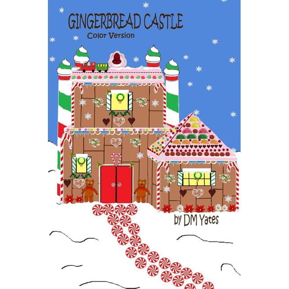 Gingerbread Castle Color Version, (Paperback)
