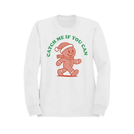 Gingerbread "Catch Me" Holiday Fun Men's Sweatshirt