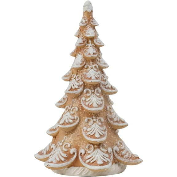Gingerbread Christmas Decorations Xmas-Tree Collectible-Figurines - Christmas Decoration Party Decorations Gift for Women Table Centerpiece 3.5x3x5.5 Inch