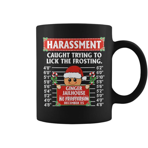 Gingerbread Christmas Licking Frosting Pun Coffee Mugs