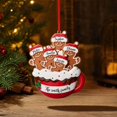 thumbnail image 1 of Gingerbread Christmas Ornament, Holiday Tree Decoration, Flat Festive Food Themed Accent for Tree Branches Wreaths, Lightweight Acrylic or Lightweight Board Accent for Flexible Display, 1 of 7