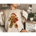 thumbnail image 1 of Gingerbread Christmas Shirt, Cute Holiday Baking Tee, Retro Merry Christmas Sweatshirt, Trendy Xmas Patchwork Shirt, Gift for Xmas Lovers, 1 of 2