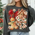 thumbnail image 1 of Gingerbread Christmas Sweatshirt, Christmas Tee, Gingerbread Sweater, Retro Christmas, Cookie Shirt, Xmas Png, 1 of 5