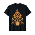 thumbnail image 1 of Gingerbread Christmas Tree Lights Cookie Baking Team Black T-Shirt, 1 of 5