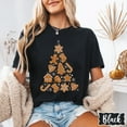 thumbnail image 1 of Gingerbread Christmas Tree T-Shirt | Cute Cookie Holiday Graphic Tee, 1 of 7