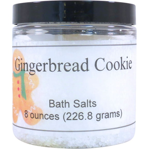 Gingerbread Cookie Bath Salts by Eclectic Lady, 8 ounces