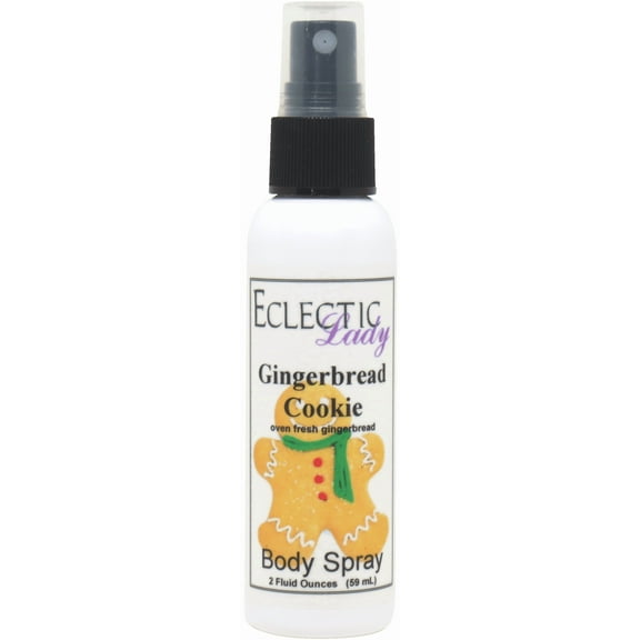 Gingerbread Cookie Body Spray, Eclectic Lady, Hydrating Mist, Unisex, 16 oz