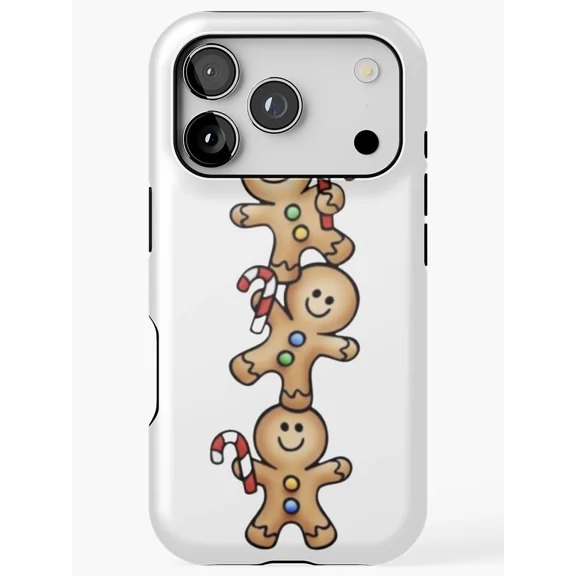 Gingerbread Cookie Design Tough Phone Case for iPhone 17