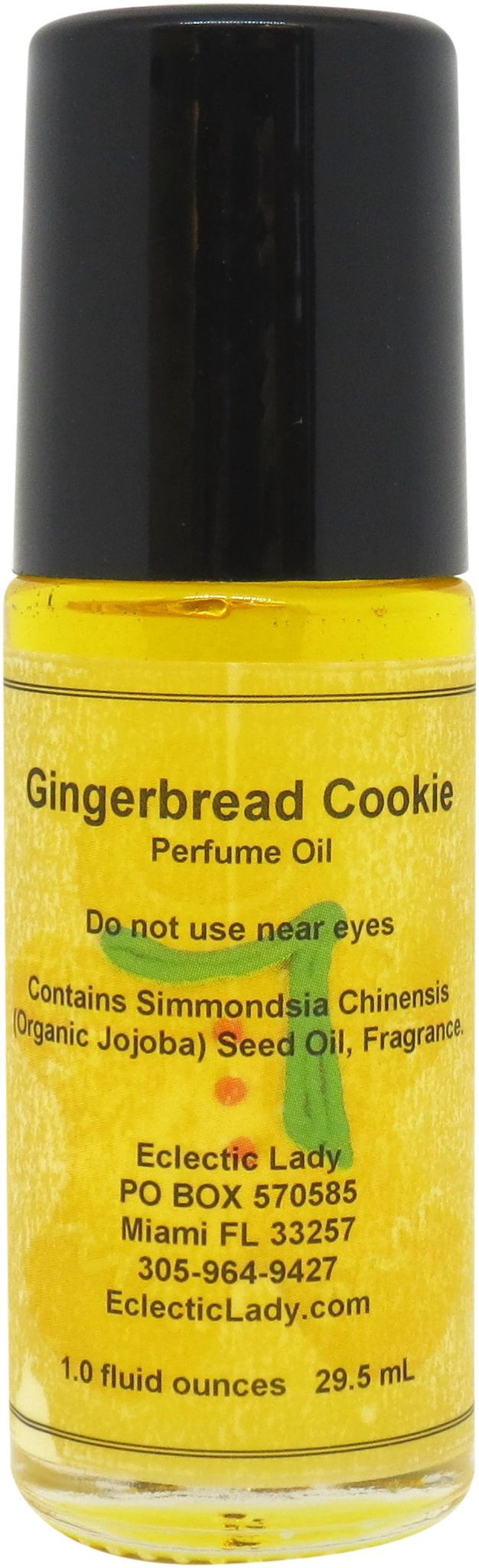 Gingerbread Cookie Perfume Oil, 1.0 Oz Portable Roll-On Fragrance ...