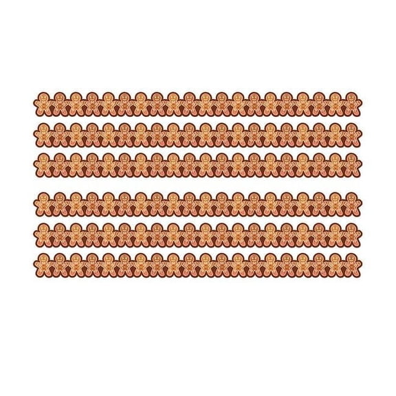 Gingerbread Cookies Border - Pack of 6