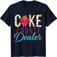 thumbnail image 1 of Gingerbread Dealer Tee Cute Bakery Fun Holiday Style Sweet Dessert Graphic Unisex T-Shirt up to size 5XL, 1 of 2