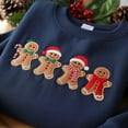 thumbnail image 1 of Gingerbread Embroidered Christmas Sweatshirt, Merry Christmas Crewneck Sweatshirt, Christmas Cookies Shirt, Custom Xmas Gift, Christmas Gift, 1 of 5