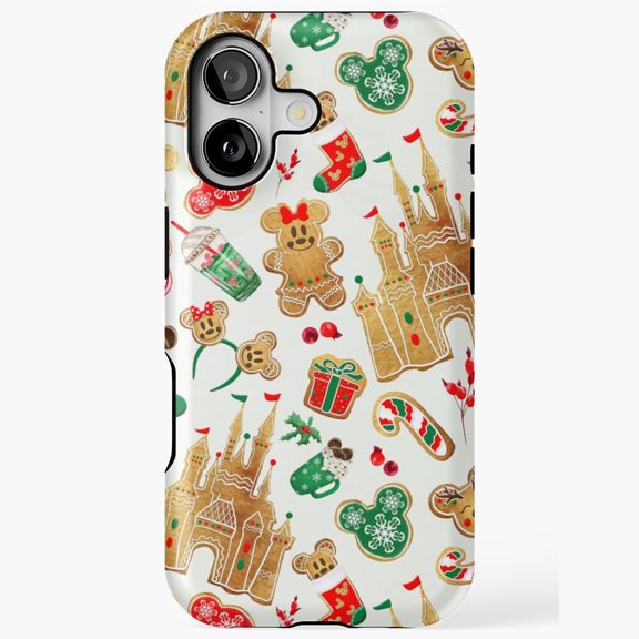 Gingerbread Fairytale Castle Holiday Christmas Candy House A643 Protective Case for iPhone 17 16 15 14 13 12 11 Pro Max