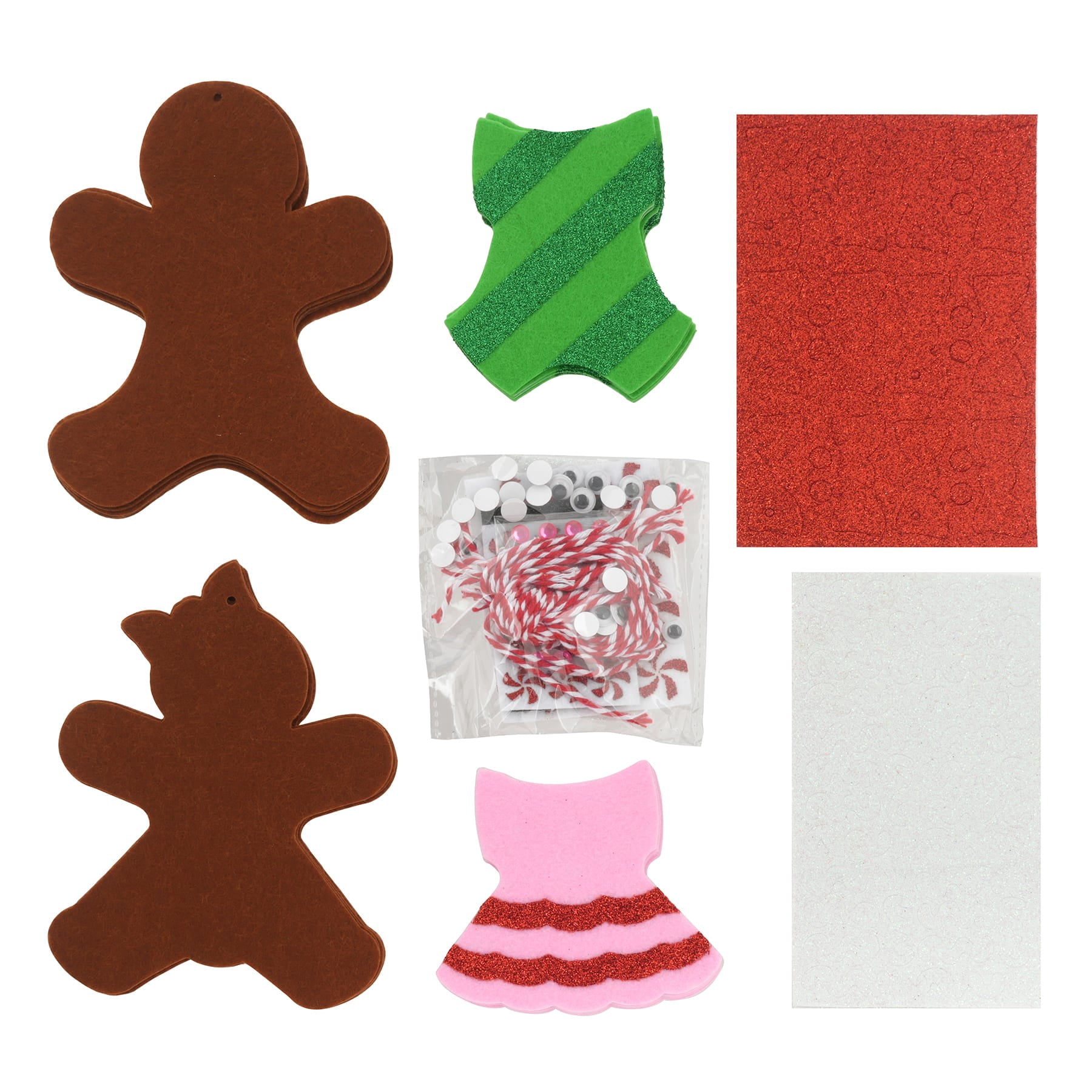 Gingerbread Felt Ornament Craft Kit By Creatology Walmart gingerbread-felt-ornament-craft-kit-by-creatology-walmart