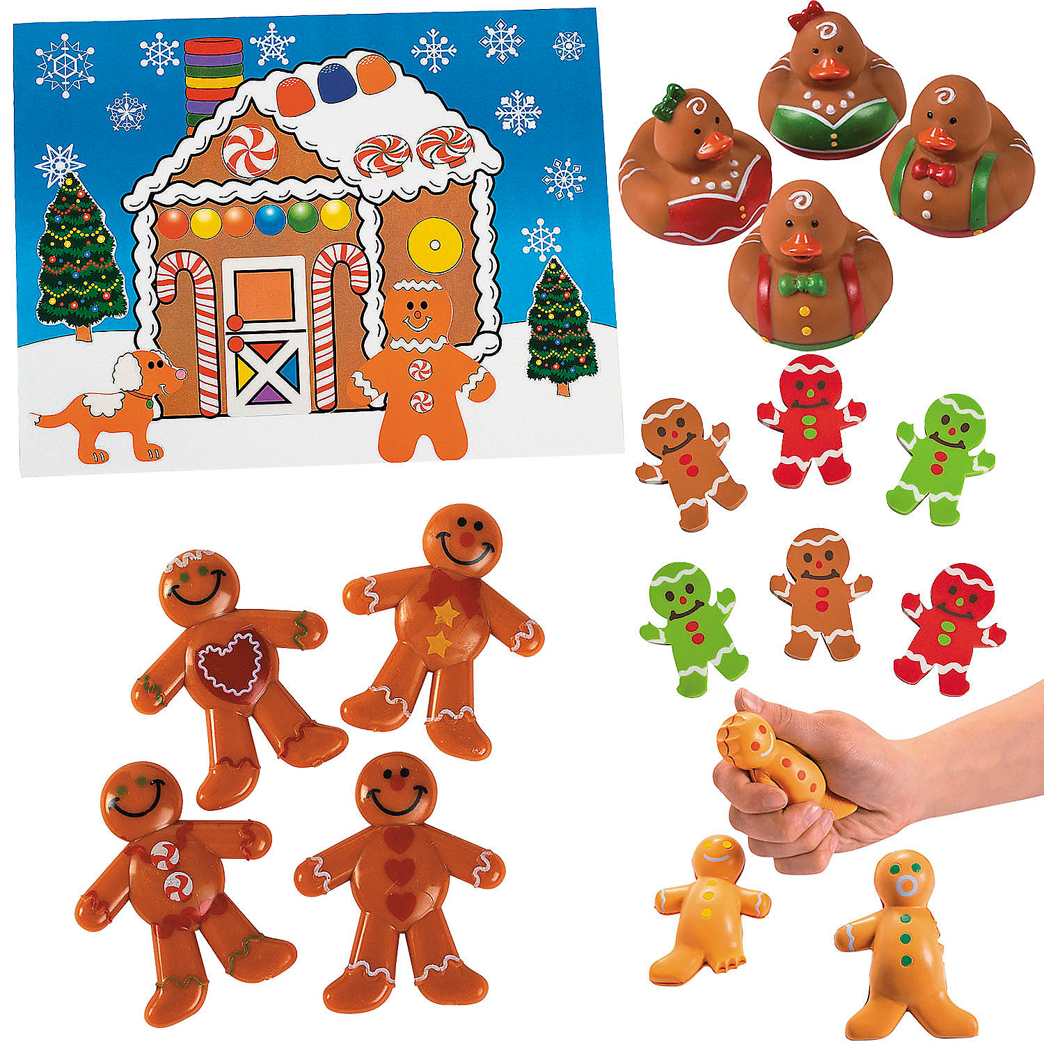 Gingerbread Fun Handout Kit Bulk 85 Pc