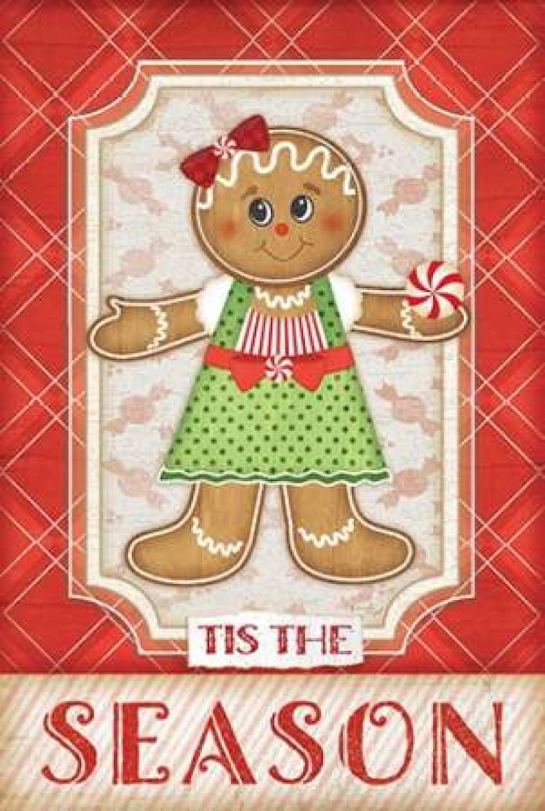 Gingerbread Girl Canvas Art - Jennifer Pugh (12 x 18)