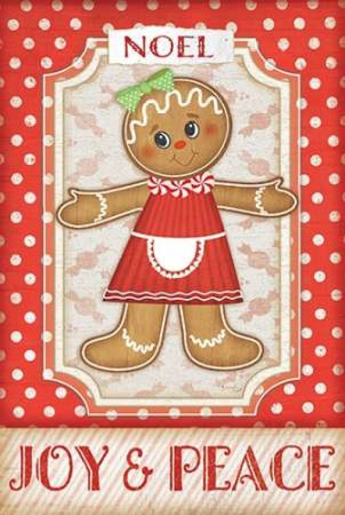 Gingerbread Girl Canvas Art - Jennifer Pugh (24 x 36)