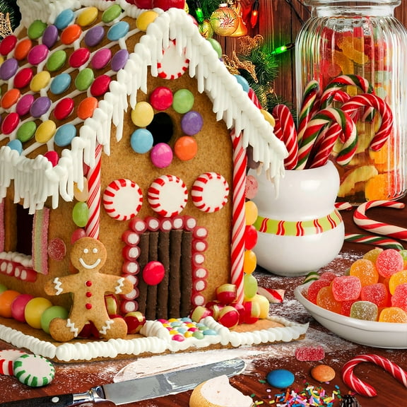 Springbok 500 Piece Gingerbread House Jigsaw Puzzle for Adults