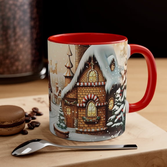 Gingerbread House Christmas Mug: Cozy Holiday Coffee Cup