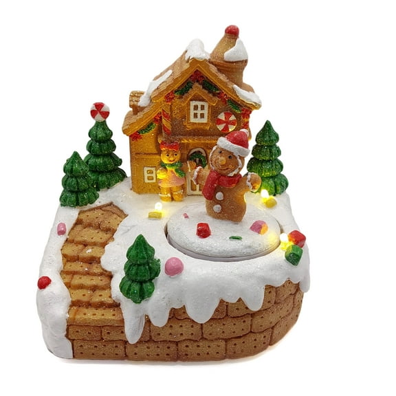 Gingerbread House. Christmas Village Wizardi F07-N1-13-2705A