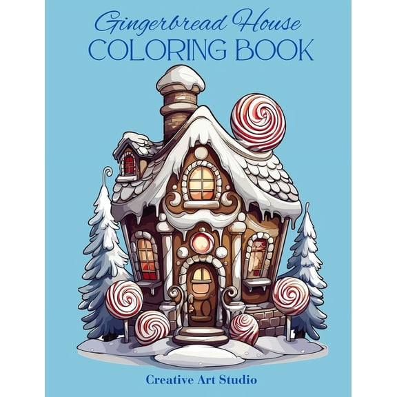 Gingerbread House: Coloring Book, (Paperback)