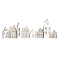 thumbnail image 1 of Gingerbread House Decoration Set Christmas Holiday Village Tabletop Ornament Festive Party Scene Layout for Home Mantel Desktop Collectible, 1 of 5