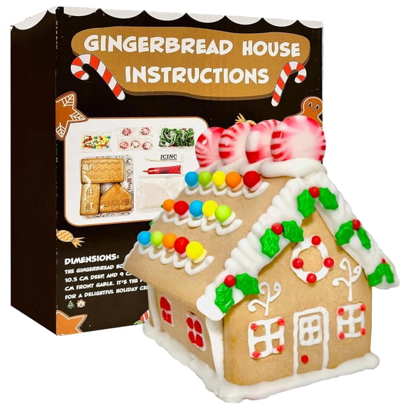 Gingerbread House Kit, Easy to Assemble, 1.1 lbs