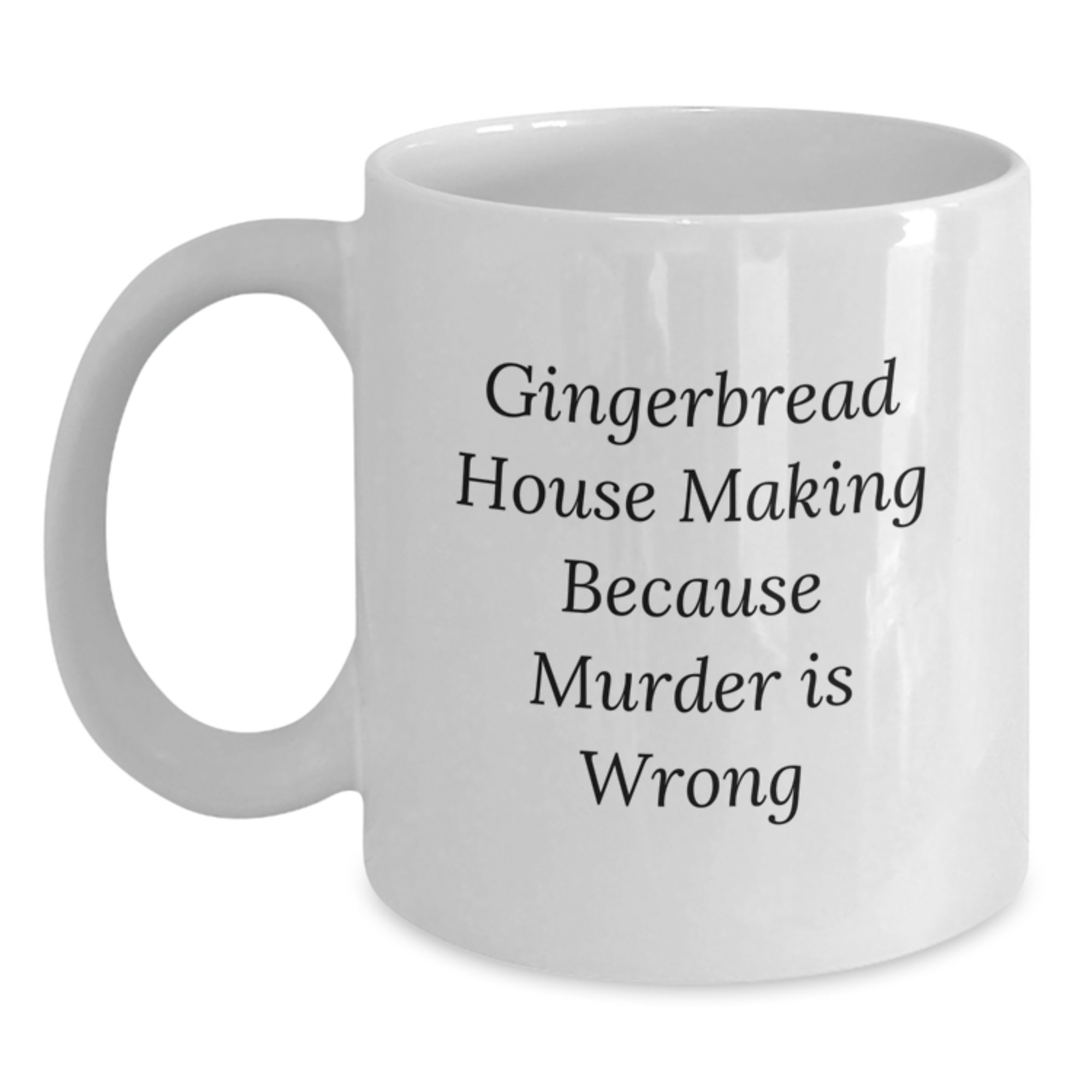 Gingerbread House Making Humor Gifts from Friends for Graduation, White ...