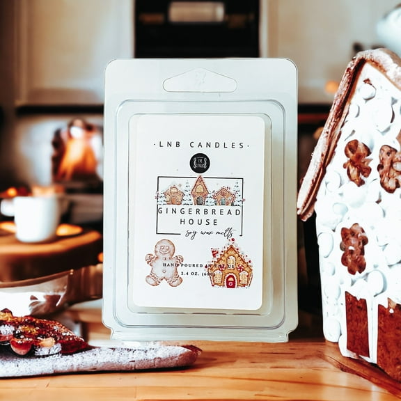 Gingerbread House Wax Melts Soy Wax 3 PACK