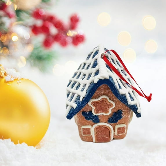 Gingerbread House for Christmas Decor, Gingerbread House Christmas Ornament, Gingerbread Village Decorations