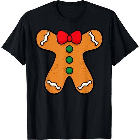 Gingerbread Man Body Costume for Halloween Tee