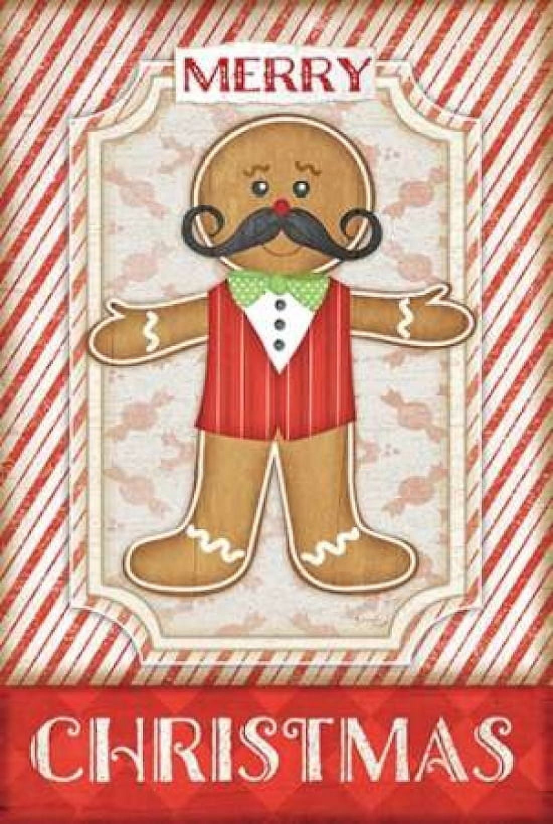 Gingerbread Man Canvas Art - Jennifer Pugh (24 x 36)