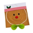 thumbnail image 1 of Gingerbread Man Chair Slipcover Computer Backrest Cover Cloth Material Christmas Office Home Decor, 1 of 9