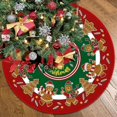 Gingerbread Man Christmas Tree Skirt 48 Inch for Indoor Outdoor ...